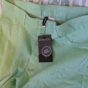 Calzedonia Push Up/Soft Touch MINT GREEN Jeggings